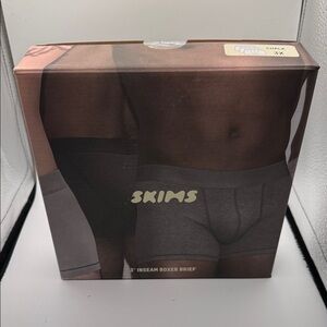 SKIMS Men's White Boxer Briefs 3XL- 3 inch - 2 pairs